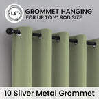 SimpleHome 100% Blackout Curtains - Image 5