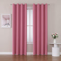 ChrisDowa Room Darkening Curtains 80 Inches Long 2 Panels Set by ChrisDowa