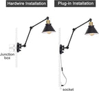 TRLIFE Wall Sconce Plug in, Dimmable Wall Sconce - Image 6