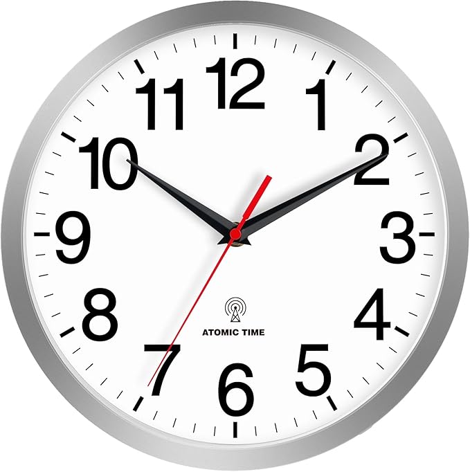 Rohioue Atomic Wall Clock Modern 12 Inch Battery Operated Analog Clock by RohioueWallClock