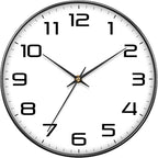 Silent Wall Clock with Extra Large Numbers by MABPEDO