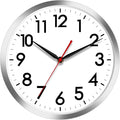 AKCISOT Wall Clock 10 Inch Silent Wall Clocks Battery Operated Non Ticking by Akcisot