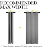 NICETOWN Thermal Insulated Grommet Blackout Curtains - Image 6