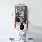 DIHSIEG Inspirational Canvas Wall Art funny bathroom wall art Print Poster - Image 2