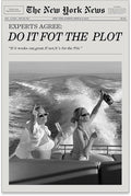 noxozoqm Black and White Fashion Hot Girl Poster Fun Do It by Unknown