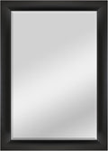 MCS 29.5x41.5 Large Wall Mirror, Classic Black Mirror, Vertical & Horizontal by MCSIndustriesInc
