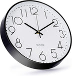 Wall Clock Non-Ticking Silent Modern Simple Style Round Decor Clock - Image 2