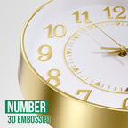 Wall Clock Modern Non-Ticking Battery Operated Silent Wall Clocks Simple Style - Image 6