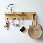 Wooden Pegboard Modular Display Organization Storage Wall Hooks Shelf - Image 3