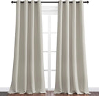 NICETOWN Natural Room Darkening Curtains 102" Long - Image 2