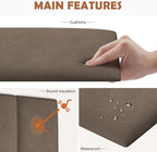 IFNOW Wall Mounted Upholstered Headboard King, 3D Peel and Stick Soundproof - Image 4