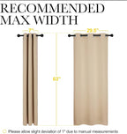 NICETOWN Room Darkening Curtain Panels - Image 8