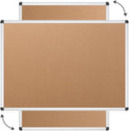 VIZ-PRO Large Cork Bulletin Board, 96 X 48 Inches, Wall-Mounted Corkboard - Image 3