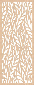 37 3/8"W x 94 3/8"H x 1/4"T Ortonville Decorative Fretwork Wood Wall Panels - Image 2