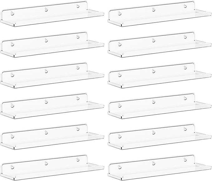 Lifewit Floating Shelves for Bathroom, Acrylic Wall Organizer for Perfume by Lifewit