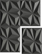 WOWSTAR 31 Sq.Ft. 24-Pack 3D Wall Panels Diamond by WOWSTAR