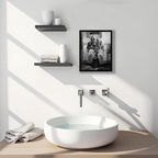Funny Bathroom Wall Art, 8×10″ Modern Framed Print, Funny Toliet Humour Dumber - Image 7