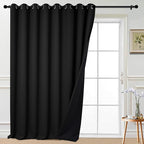 Yakamok 100% Blackout Thermal Insulated Grommet Curtains, Noise Reducing by Yakamok