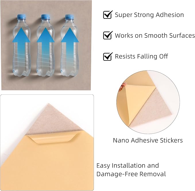 6 PCS Acoustical Wall Panels，23.6 x 23.6 Inch Self-adhesive Sound Absorbing - Image 7