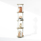 Furinno Turn-N-Tube Storage Shelves, 5-Tier Book Shelf, Corner Shelf, Toolless - Image 8