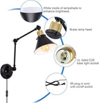 TRLIFE Wall Sconce Plug in, Dimmable Wall Sconce - Image 4