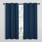 NICETOWN Room Darkening Curtains 63 inch Length 2 Panels, Thermal Insulated by NICETOWN