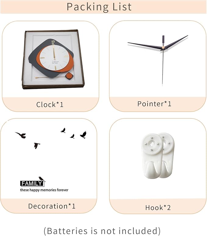 FLEBLE Modern Large Wall Clocks - Image 7