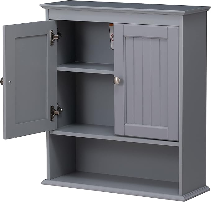 Spirich Bathroom Wall Cabinet, Wall Mounted Medicine Cabinet Organizer - Image 7