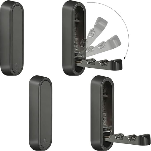 4PCS Foldable Wall Hooks, Flip Down Design by XSGTZMJ
