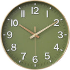 HZDHCLH Wall Clocks Battery Operated, 12 inch Silent Non Ticking Modern Wall by HZDHCLH