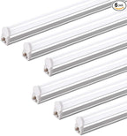 Barrina (Pack of 6 LED T5 Shop Light 3FT, 6500K Super Bright White, Utility by Barrina