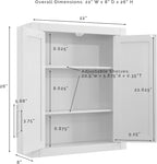 Crosley Furniture Savannah 2-Piece Wall Kitchen Storage Cabinet, Cabinets - Image 7