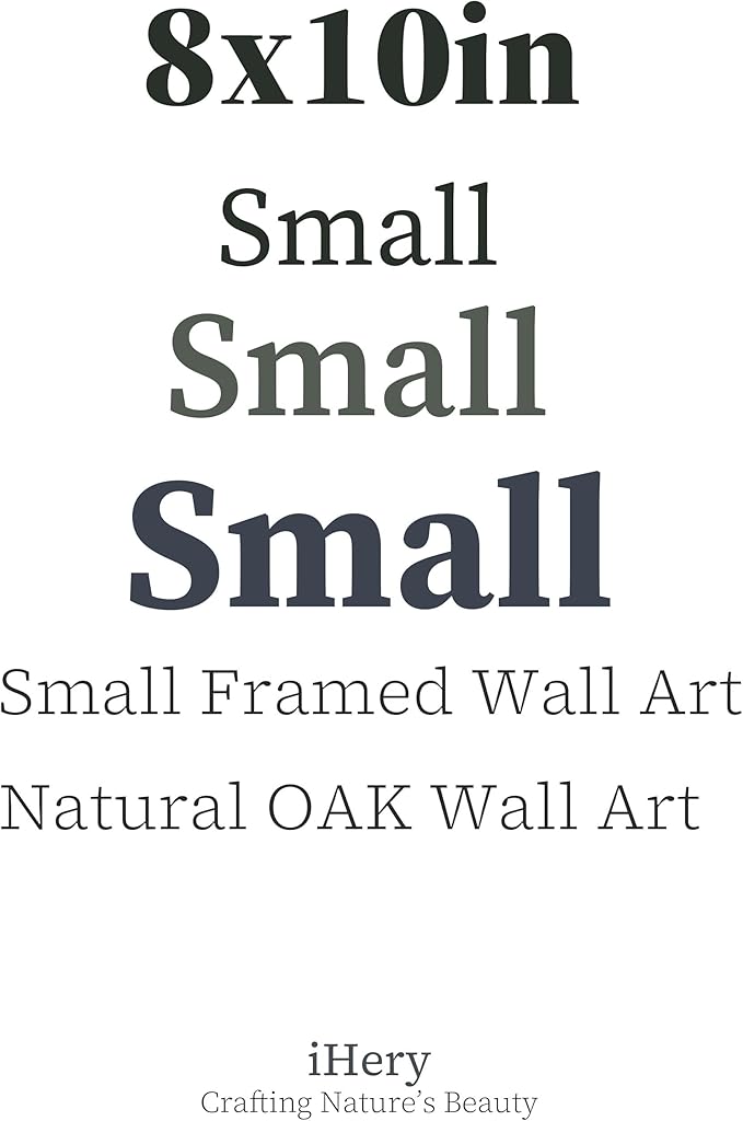 iHery Small Framed Coastal Trendy Cowgirl Wall Art Decor, Natural OAK Wood - Image 2