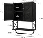 RUSTOWN Farmhouse Rustic Medicine Cabinet - Image 3