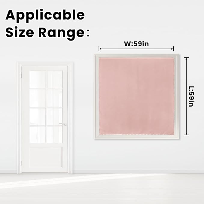 Self Adhesive Blackout Curtains- Stick on Curtains Shades Window Blinds - Image 7