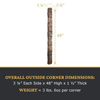 AZ Faux High-Density Polyurethane Faux Stone Flush Outside Corner - Image 3