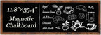 Magnetic Chalkboard for Wall, Long Chalk Board, Wall Hanging Menu for Restaurant - Image 2