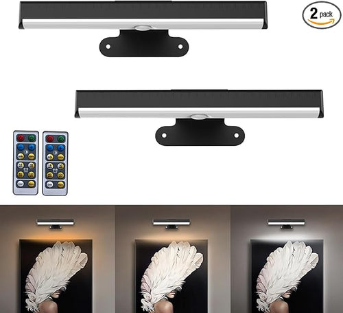 2PACK Picture Light LED Battery Operated Wall Light by EUIOKUN