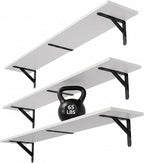 WOPITUES Floating Shelves for Wall 32″W x 8″D, Long Wall Mounted Shelves Set of by WOPITUESOfficial