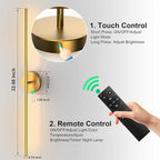 Tartek Battery Operated Wall Sconces Set of Two, Rechargeable Wall Lights - Image 5