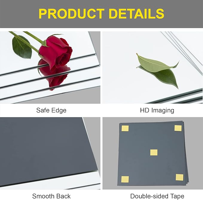 Ruomeng Full Length Wall Mirror Tiles - Image 6