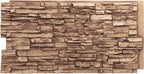 EverStone Canyon Ridge Faux Stone Panel, 45 3/4"W x 24 1/2"H x 1 1/4"D by EkenaMillwork
