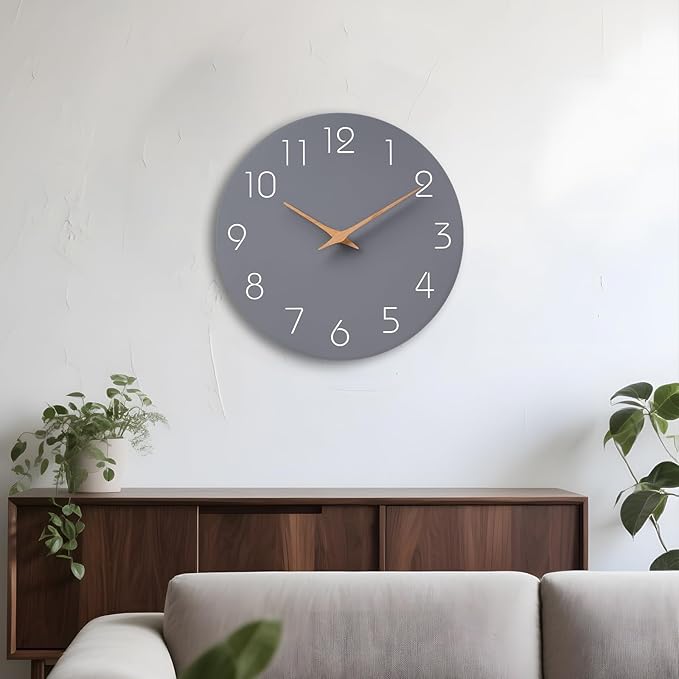 Mosewa Wall Clock Silent Non Ticking Decorative - Image 7