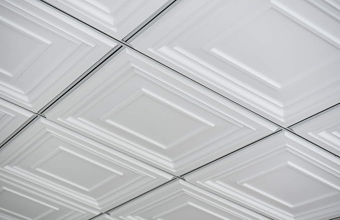 Art3d Drop Ceiling Tiles 24x24in., Wainscoting Panels Glue Up 2ft x 2ft - Image 3
