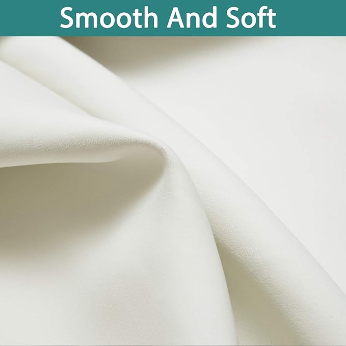 Yakamok 100% Blackout Window Curtain Panels, Heat and Full Light Blocking Drapes - Image 7