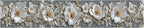 Pearl Wallpaper Border 196x4 Inch Peel and Stick Wall Border Elegant Gray White - Image 2