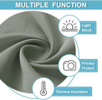 RYB HOME Blackout Curtains for Bathroom, Thermal Insulated Light Block Small - Image 7