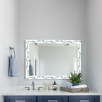 HOMETITUTE Wallpaper Border Peel and Stick Blue Blossom Texture Decorative Wall - Image 6