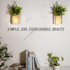 Rustic Wall Sconces, Mason Jar Sconces, Farmhouse Home Decor, LED Fairy Lights - Image 5