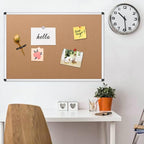 VIZ-PRO Cork Notice Board, 24 X 18 Inches - Image 6